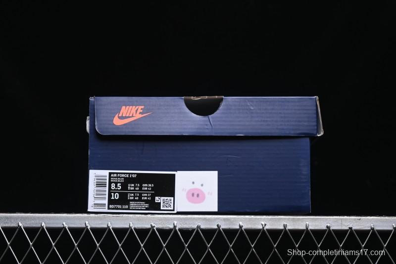 Nike Air Force 1 '07 Low Milk Pig Casual Lace-Up Sneakers - BD7701-110