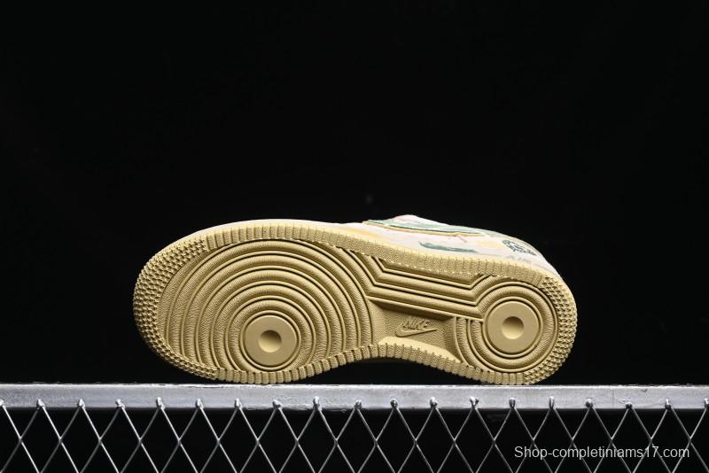 Nike Air Force 1 '07 Low Peach Trees Christmas Eve Limited Custom Casual Sneakers - CD1212-777