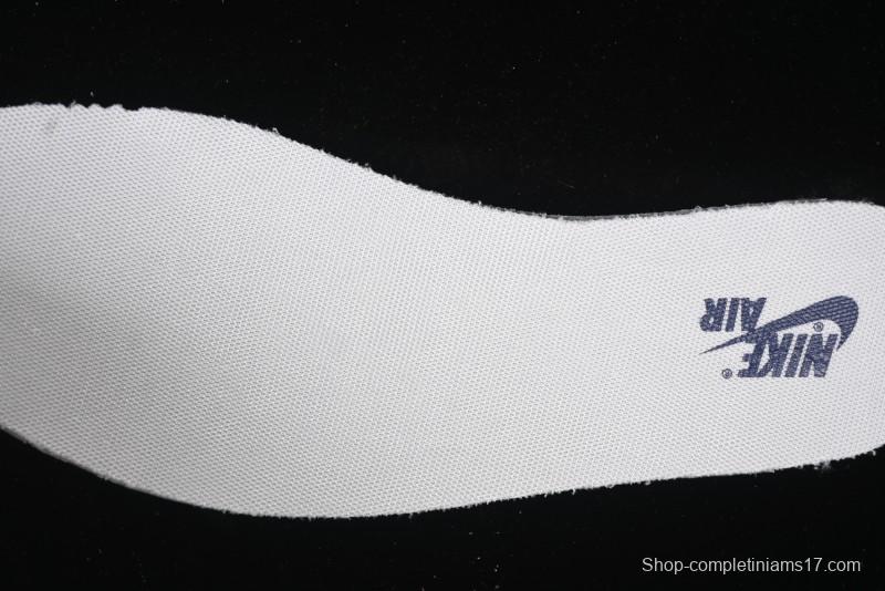 Nike Travis Scott x Fragment Design x Air Jordan 1 Low OG SP AJ1 Stussy Collaboration - Grey Blue Hook Lace Low Top Casual Sneakers - SJ0086-140