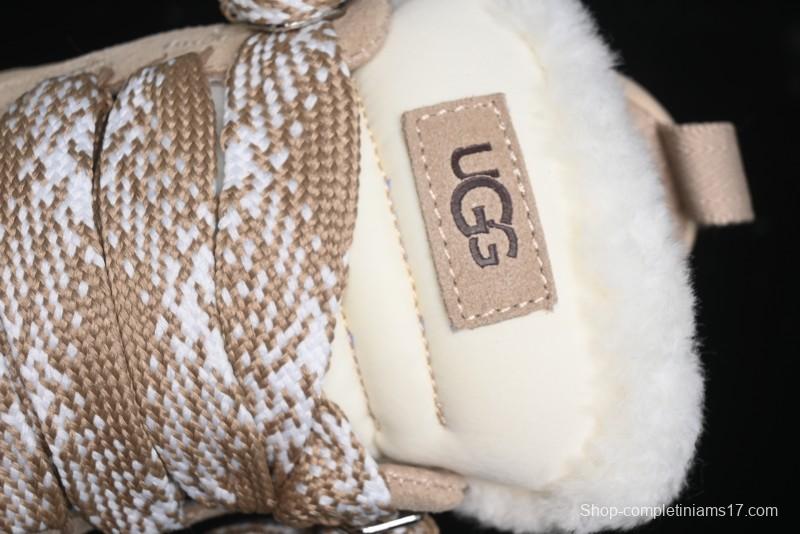 UGG Classic Ultra Mini Mel Two-Tone Lace-Up Low-Top Casual Shoes - 1144032