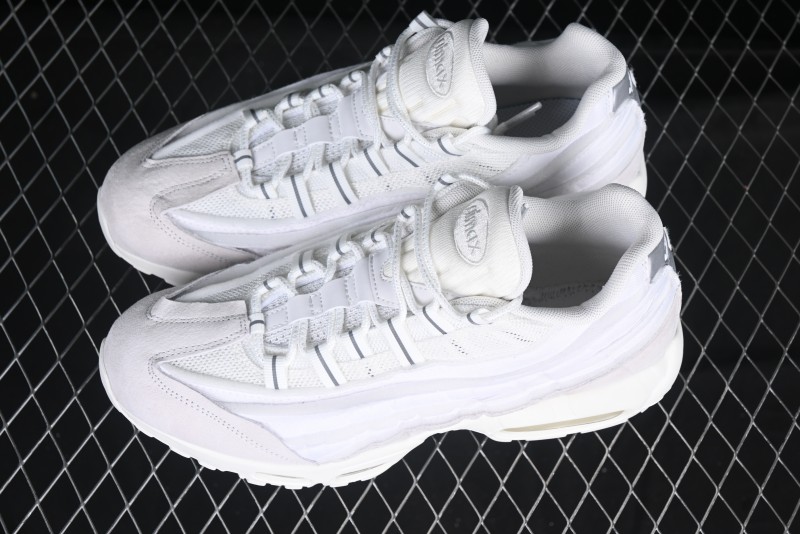 Nike Air Max 95 Retro Running Shoes with Air Cushion - CU8406-100