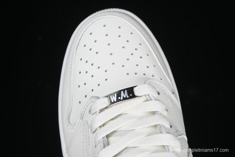 Nike Travis Scott x Air Jordan Low OG SP AJ1 Retro Sneakers in Pure White - TD1228-111