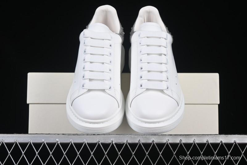 Alexander McQueen Oversized Sneakers with White Rhinestones - D.E5