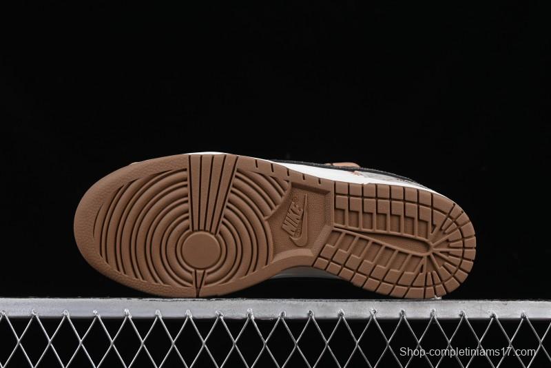 Nike Dunk Low Retro Vintage Distressed Graffiti Deconstructed Casual Sneakers - FB7160-161