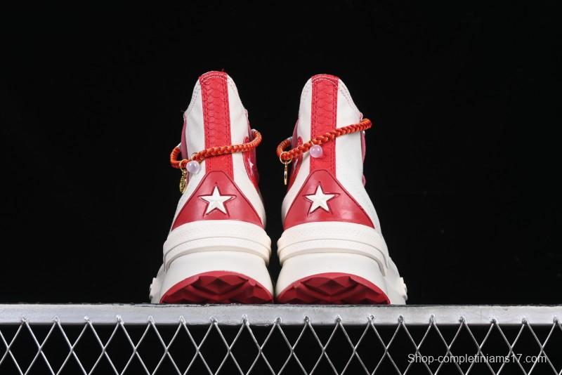 Converse Legacy Run Star Snake Year Limited Edition Platform Sneakers with Cushioned Sole - A13346C