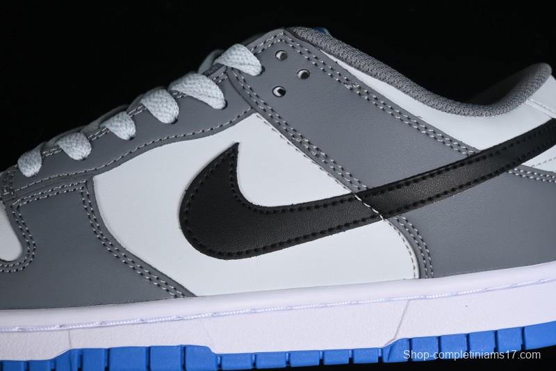 Nike Dunk Low SB Skateboarding Shoes in White Blue Grey - FB9109-001