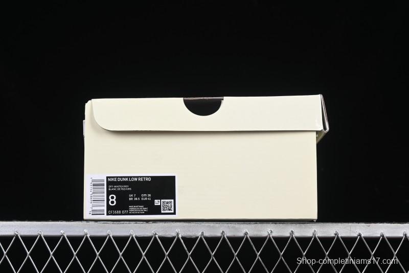 Nike Travis Scott x Fragment Design x Air Jordan 1 Low OG SP AJ1 Stone Island Collaboration Pomegranate Red Low-Top Casual Sneakers - CF3688-077