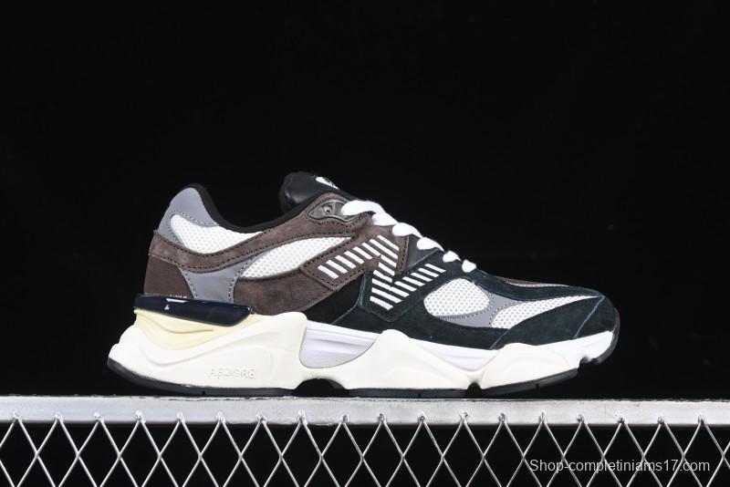 New Balance 9060 Retro Casual Running Shoes with ABZORB Cushioning Technology - U9060BRN