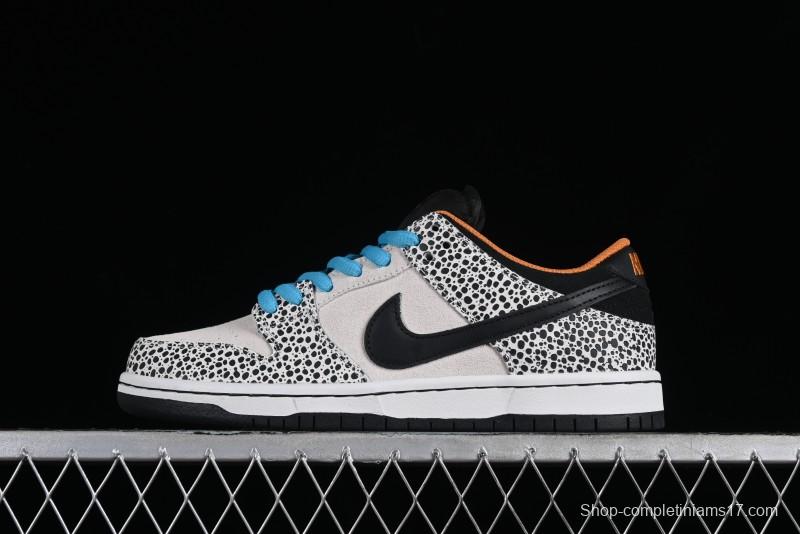 Nike SB Dunk Low Safari "Olympics" Stone Pattern SB Low Top Casual Sneakers - FZ1233-002