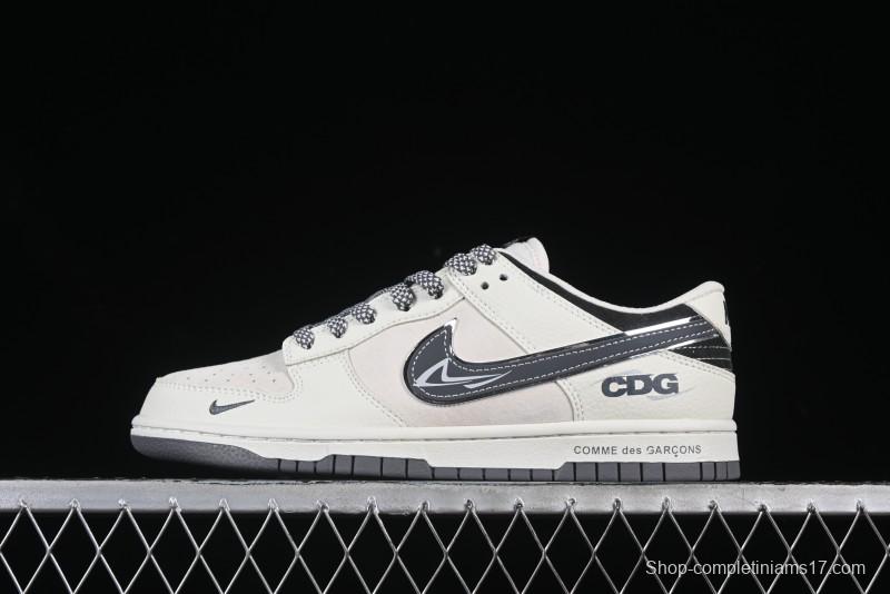 Nike SB Dunk Low CDG Collaboration Anniversary High-End Customized Low-Top Casual Sneakers - DJ2024-134