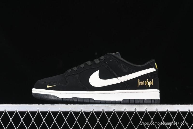Nike SB Dunk Low FOG Collaboration - Anniversary High-End Custom Low-Top Casual Sneakers - KK1333-016