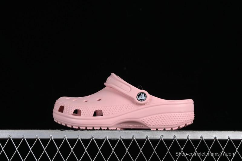Crocs Classic Clog Quartz Pink Two-Way Beach Sandals with Ventilation Holes - B.D4
