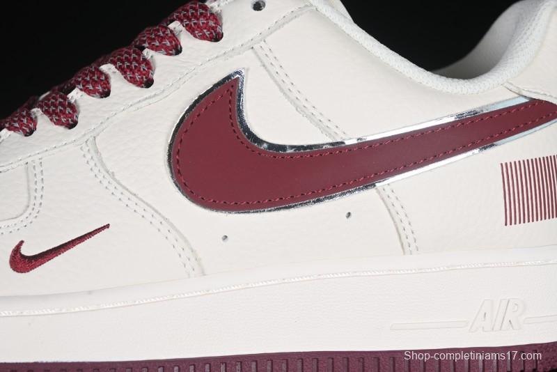 Nike Air Force 1 '07 Low QR Code Black Star Sneakers Low-Top Casual Shoes - CU1836-961