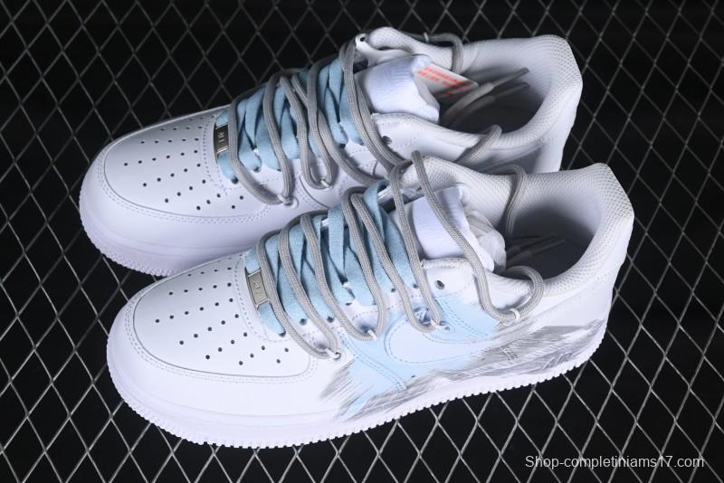 Nike Air Force 1 '07 Low Blue Storm Casual Sneakers - YY2024-626