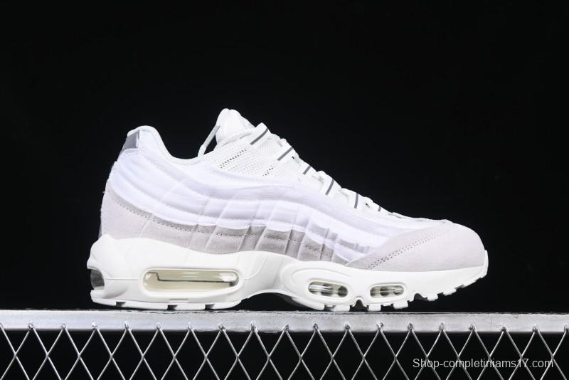 Nike Air Max 95 Retro Running Shoes with Air Cushion - CU8406-100