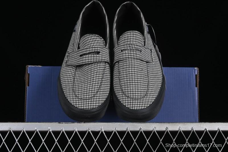 Vans Demons Style 53 Black White Retro Houndstooth Loafers - VN000CQPYER