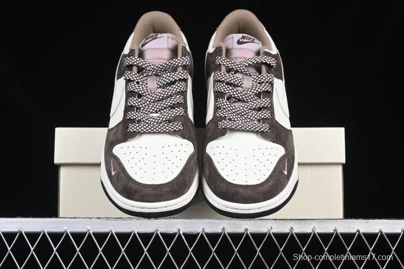 Nike SB Dunk Low The North Face Collaboration Black Brown Anniversary High-End Custom Low-Top Casual Skate Shoes - DJ2024-058