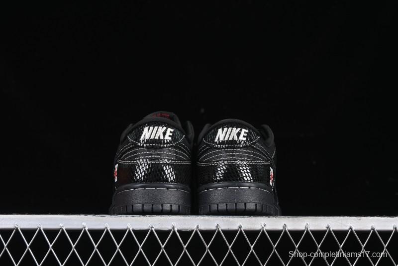 Nike SB Dunk Low Year of the Snake Limited Edition - Black Snake Anniversary High-End Custom Low-Top Casual Sneakers - CH8311-233