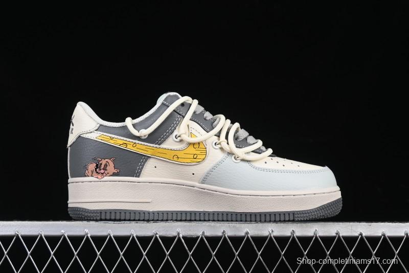 Nike Air Force 1 '07 Low Tom And Jerry Casual Sneakers - KS6896-555