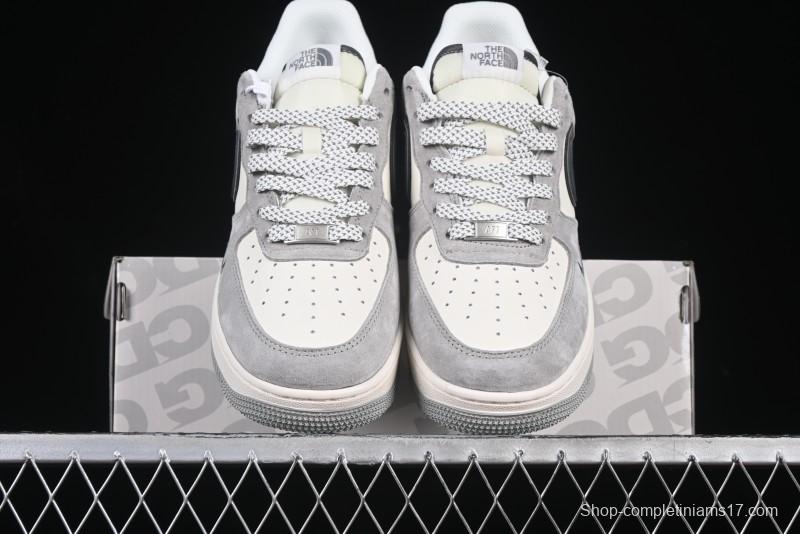 Nike Air Force 1 '07 Low The North Face Collaboration Versatile Beige-Grey Casual Sneakers - XZ6188-760