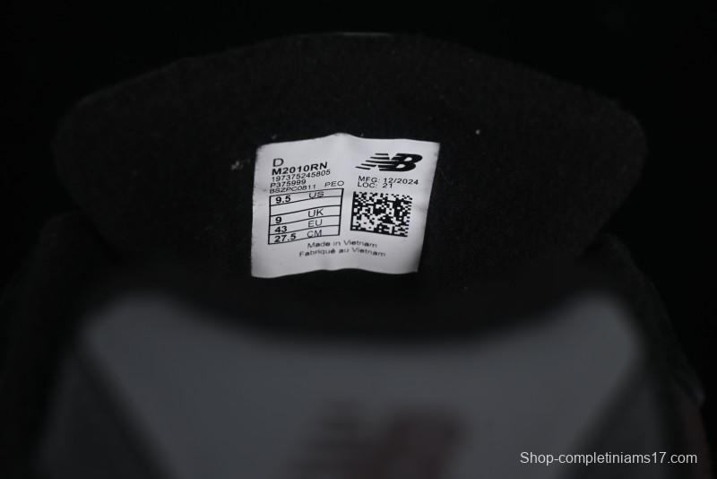 New Balance 2010 Series Retro Casual Running Shoes with Soft Suede and Nylon Mesh - M2010RN