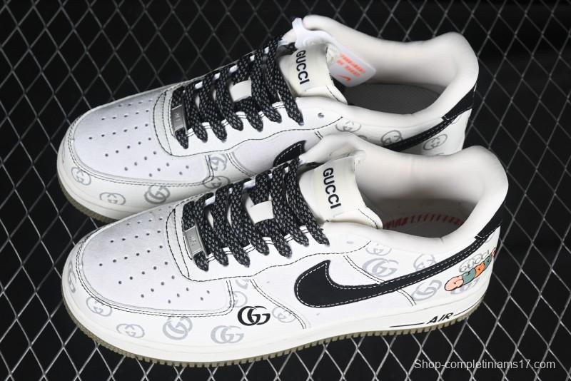 Nike Air Force 1 '07 Low Gucci Collaboration Classic Pattern Low-Top Casual Sneakers - CH6336-516