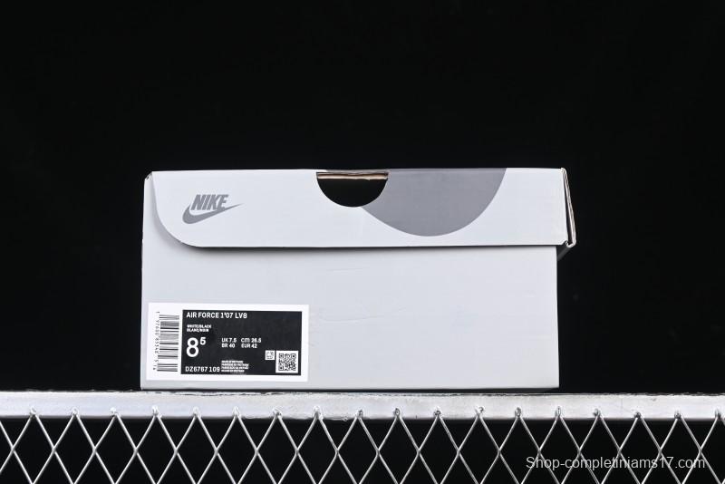 Nike Air Force 1 '07 Low Custom Graffiti Broken Swoosh Casual Sneakers - DM0970-132