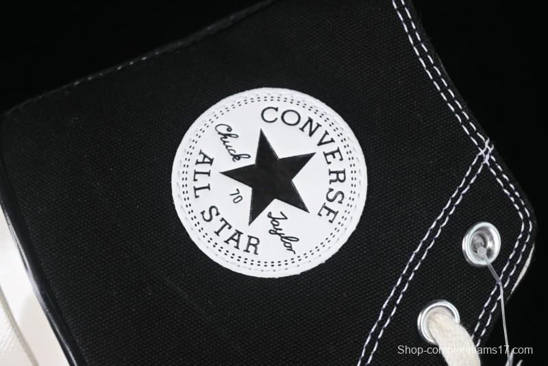 Converse Chuck 1970s High-Top Casual Canvas Sneakers with Classic Graffiti Limited Edition Three-Star Logo - 162050C