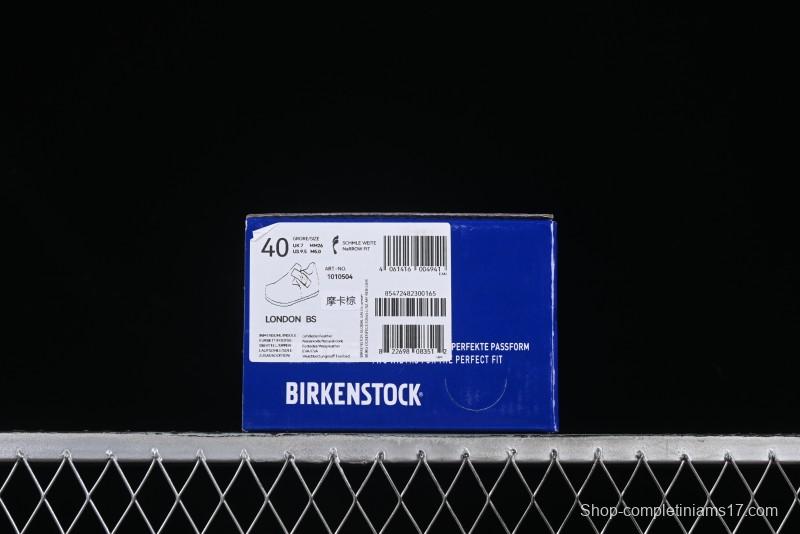 Birkenstock London BS Unisex Slip-On Casual Shoes with Soft Suede Leather and Lambswool Insole - BS