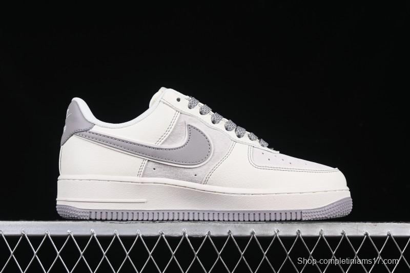 Nike Air Force 1 '07 Low The North Face Collaboration Beige Grey Red Label Casual Sneakers - BB7518-009
