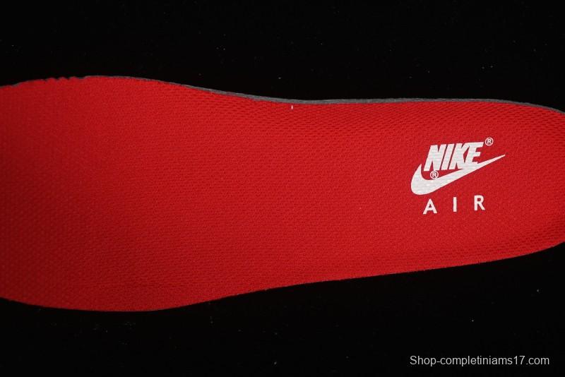 Nike Air Force 1 '07 Low Stussy Collaboration Beige Deep Orange Low-Top Casual Sneakers - DF0188-031