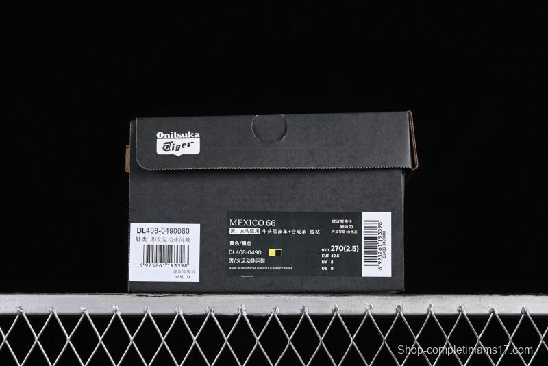 Onitsuka Tiger Mexico 66 Low-Top Leather Casual Running Shoes - DL408-0490