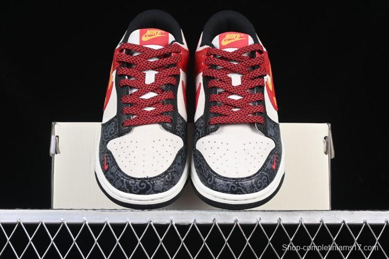 Nike SB Dunk Low Year of the Snake Series - Dual-Tone Swoosh with Hidden Pattern - DJ2024-080