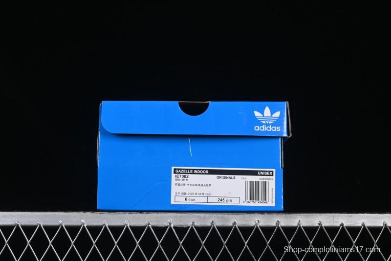 Adidas Originals Gazelle Indoor Retro Casual Slip-Resistant Wear-Resistant Low-Top Sneakers - IE7002
