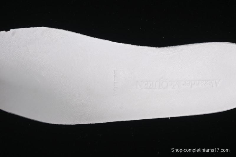 Alexander McQueen Oversized Sneakers with Black Suede Heel Detail - D.E5