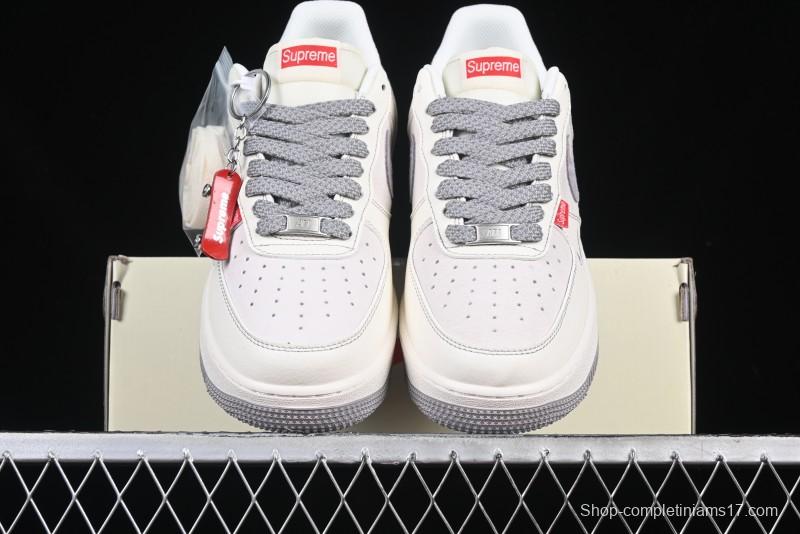 Nike Air Force 1 '07 Low Supreme Casual Sneakers with Full-Length Air Cushion - BB7518-020