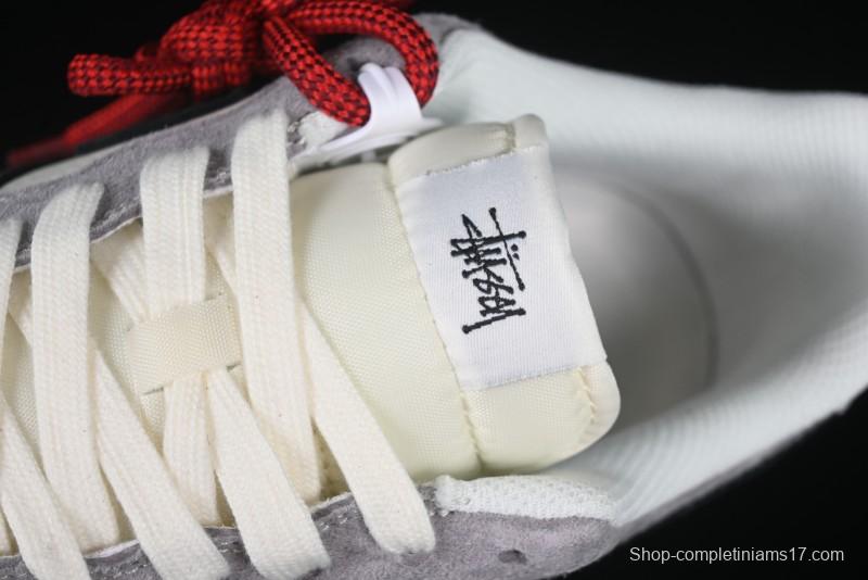 Nike Air Force 1 '07 Low Stussy Collaboration Black Grey Patchwork Low-Top Casual Sneakers - XZ6188-363