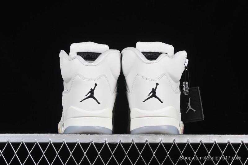 Nike Air Jordan 5 Retro Light Orewood Brown Snake Year Limited Basketball Shoes - HF3183-001