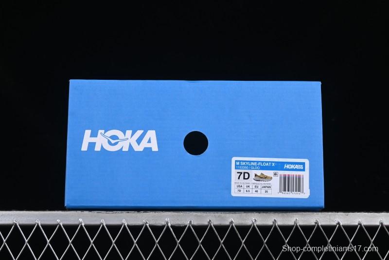 HOKA ONE ONE Skyline-Float X Dynamic Series Comfortable Cushioned Anti-Slip Low-Top Running Shoes - 1153350 GLDO