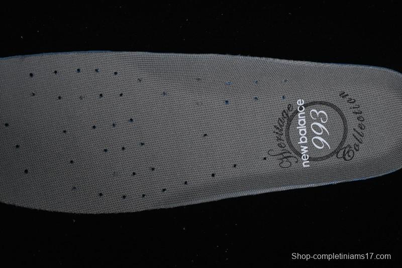 New Balance Made In USA M993 Series Classic Retro Casual Running Shoes - MR993BK