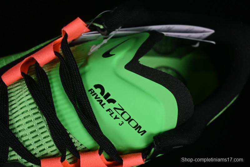 Nike Zoom Rival Fly 3 Lightweight Fabric Comfortable Cushioned Anti-Slip Low-Top Casual Running Shoes - DZ4775-304