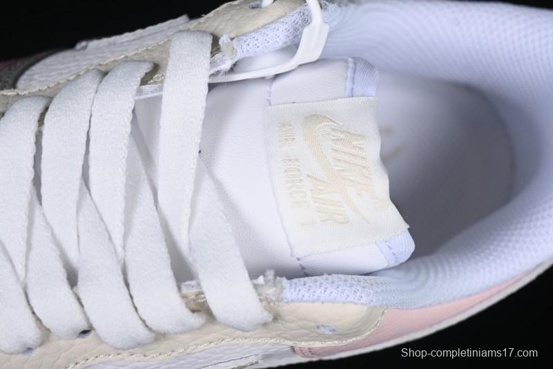 Nike Air Force 1 '07 Low Leopard Print Skeleton Custom Casual Sneakers - TY0103-222