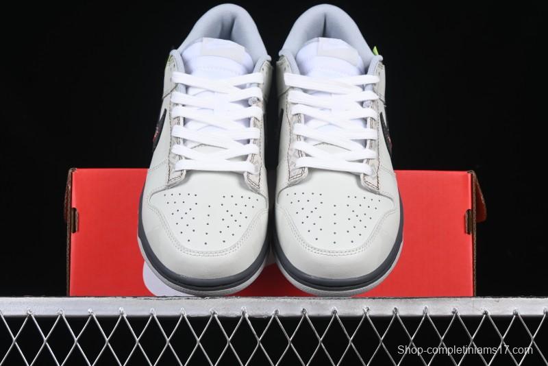 Nike Dunk Retro Low Grey Fog Panda Prank Mountain Theme Casual Sneakers - DD1391-103