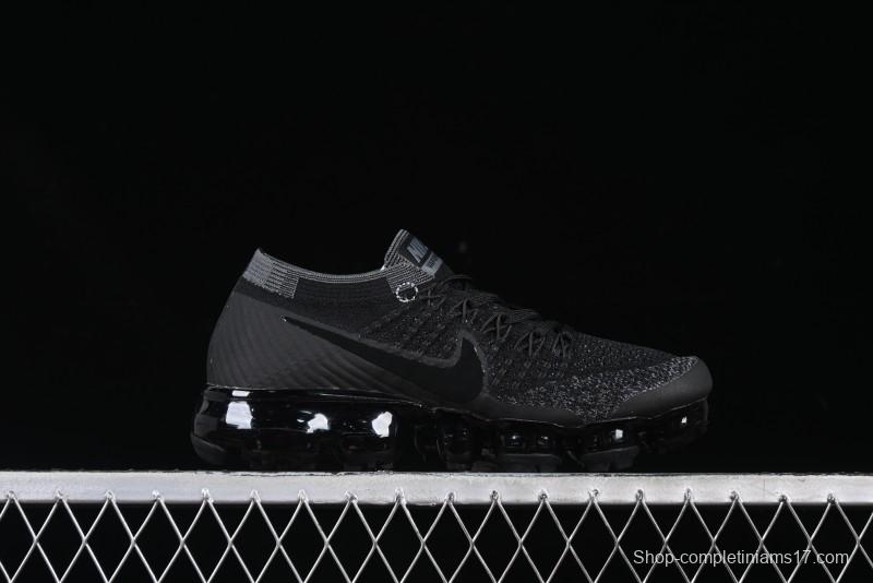 Nike Vapormax Flyknit Breathable Casual Running Shoes with Full-Length Air Cushion - 849558-007