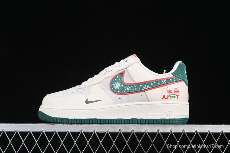 Nike Air Force 1'07 Low Just Collaboration - Christmas Tree Low-Top Casual Sneakers - DF0188-034