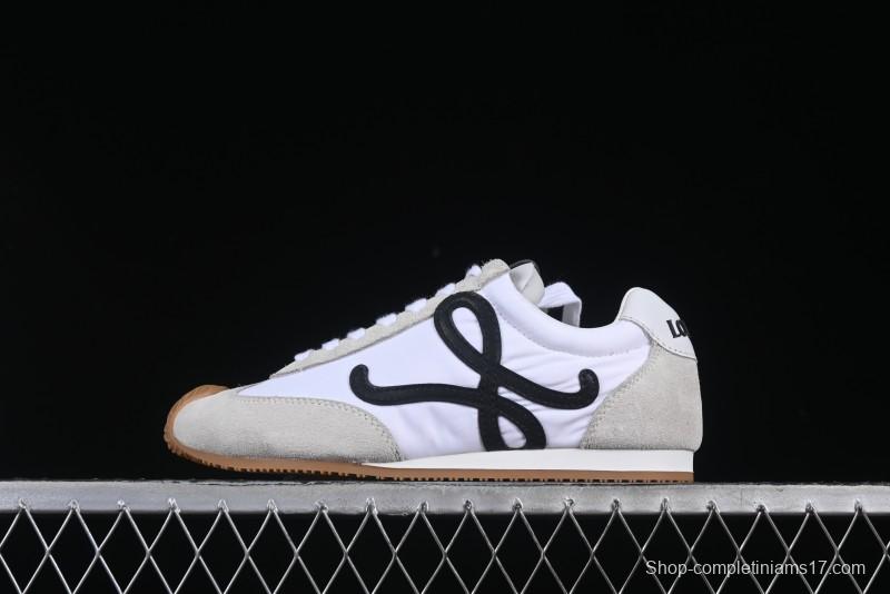Loewe Ballet Runner 2.0 Sneakers Retro Style Low-Profile Casual Sports Shoes with Asymmetric Toe Design - Ballet Runner 2.0