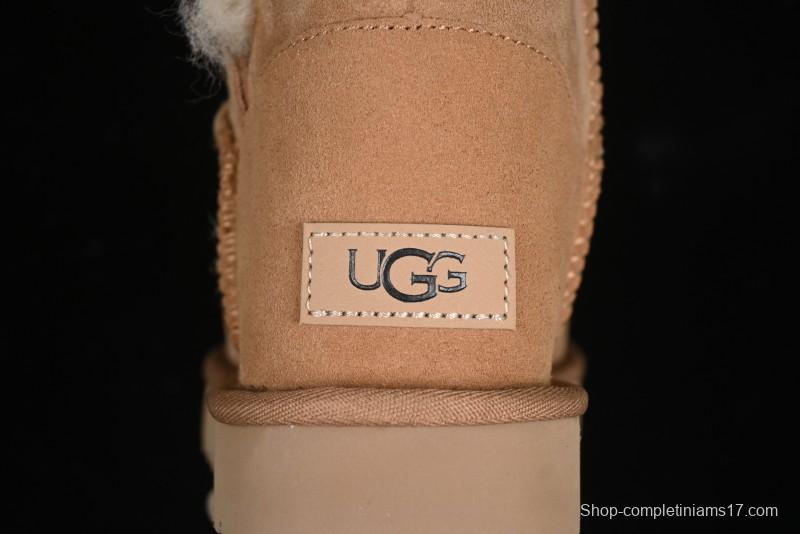 UGG Official Classic Button Sheepskin Snow Boots - 1016226 Chestnut