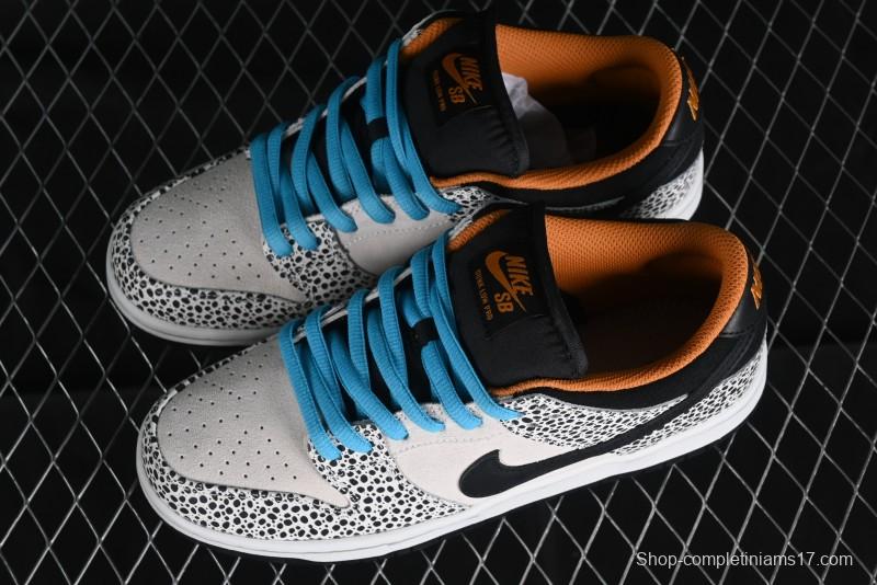 Nike SB Dunk Low Safari "Olympics" Stone Pattern SB Low Top Casual Sneakers - FZ1233-002