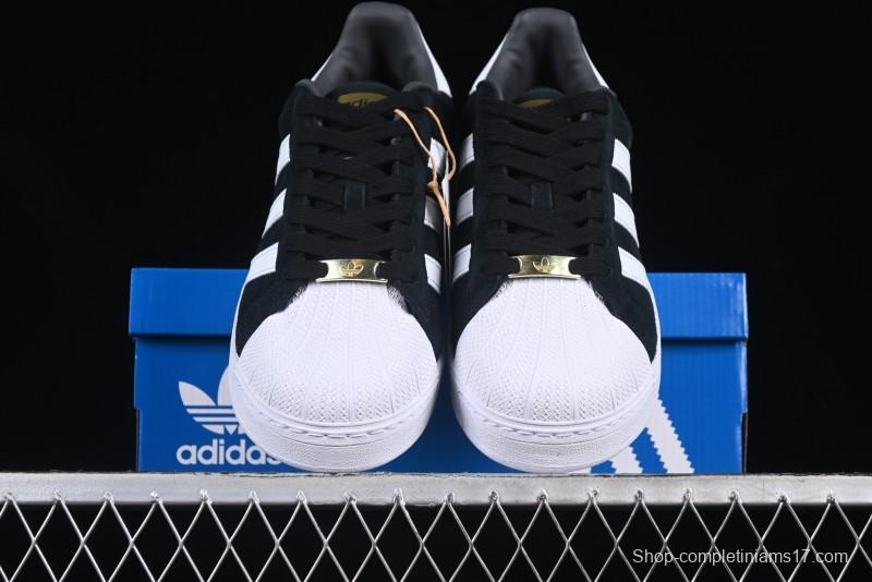 Adidas Originals Superstar XLG Casual Sneakers with Gold Logo Shell Toe and Thick Sole - ID4657