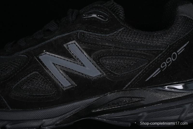New Balance 990 Series Premium Retro Running Shoes with Carbon Midsole - M990BB4